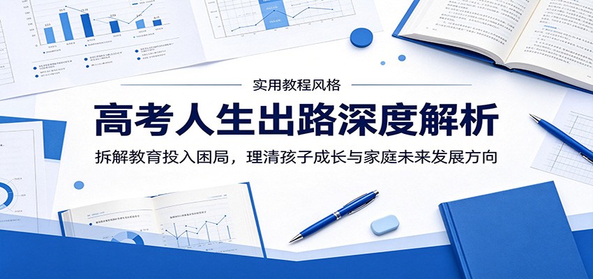 高考人生出路深度解析:拆解教育投入困局,理清孩子成长与家庭未来发展方向青祥项目库-闲云创业网-老谢轻创网-中创网-福缘网-冒泡网-资源之家-魔方项目库青祥项目库
