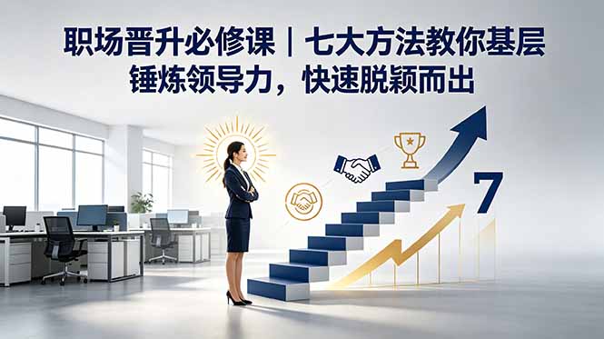 付费文章：职场晋升必修课｜七大方法教你基层锤炼领导力，快速脱颖而出青祥项目库-闲云创业网-老谢轻创网-中创网-福缘网-冒泡网-资源之家-魔方项目库青祥项目库