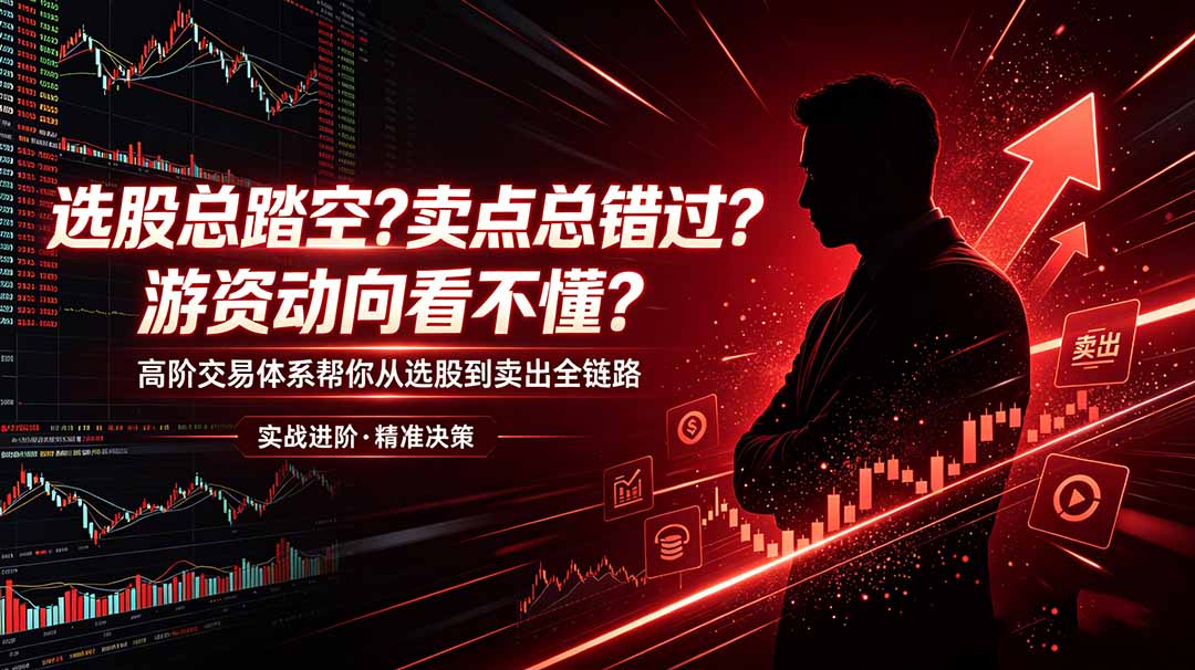 选股总踏空?卖点总错过?游资动向看不懂?高阶交易体系帮你从选股到卖出全链路(更新6月青祥项目库-闲云创业网-老谢轻创网-中创网-福缘网-冒泡网-资源之家-魔方项目库青祥项目库