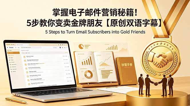 掌握电子邮件营销秘籍！5步教你变卖金牌朋友【原创双语字幕】青祥项目库-闲云创业网-老谢轻创网-中创网-福缘网-冒泡网-资源之家-魔方项目库青祥项目库