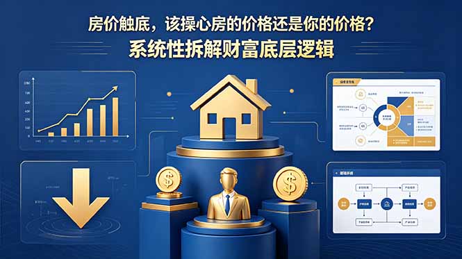 付费文章：房价触底，该操心房的价格还是你的价格？系统性拆解财富底层逻辑青祥项目库-闲云创业网-老谢轻创网-中创网-福缘网-冒泡网-资源之家-魔方项目库青祥项目库
