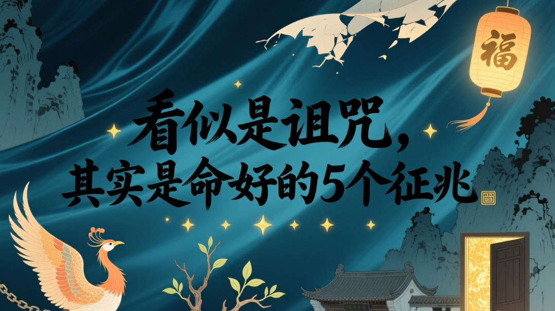 付费文章：看似是诅咒，其实是命好的5个征兆青祥项目库-闲云创业网-老谢轻创网-中创网-福缘网-冒泡网-资源之家-魔方项目库青祥项目库