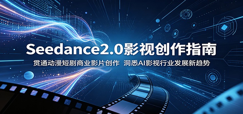 Seedance2.0影视创作指南：贯通动漫短剧商业影片创作，洞悉AI影视行业发展新趋势青祥项目库-闲云创业网-老谢轻创网-中创网-福缘网-冒泡网-资源之家-魔方项目库青祥项目库