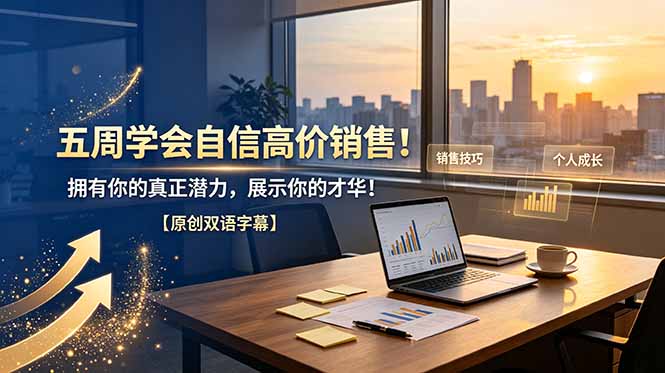 五周学会自信高价销售！拥有你的真正潜力，展示你的才华！【原创双语字幕】青祥项目库-闲云创业网-老谢轻创网-中创网-福缘网-冒泡网-资源之家-魔方项目库青祥项目库
