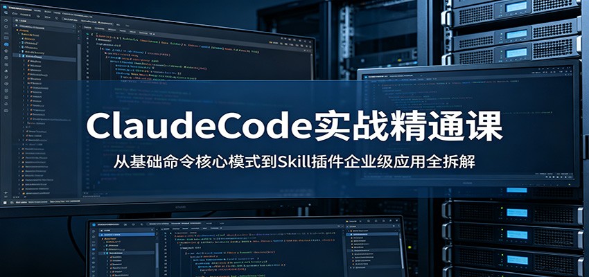 ClaudeCode实战精通课：从基础命令核心模式到Skill插件企业级应用全拆解青祥项目库-闲云创业网-老谢轻创网-中创网-福缘网-冒泡网-资源之家-魔方项目库青祥项目库