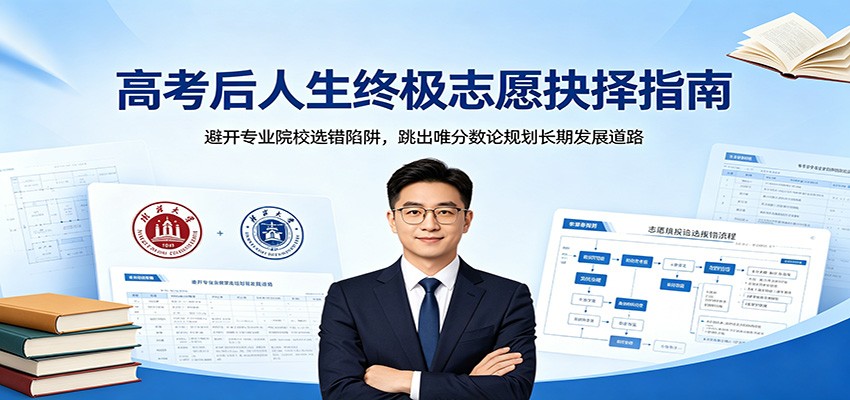 高考后人生终极志愿抉择指南：避开专业院校选错陷阱，跳出唯分数论规划长期发展道路青祥项目库-闲云创业网-老谢轻创网-中创网-福缘网-冒泡网-资源之家-魔方项目库青祥项目库