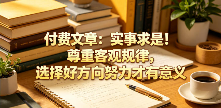 付费文章：实事求是！尊重客观规律，选择好方向努力才有意义青祥项目库-闲云创业网-老谢轻创网-中创网-福缘网-冒泡网-资源之家-魔方项目库青祥项目库