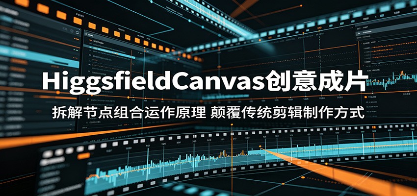 HiggsfieldCanvas创意成片：拆解节点组合运作原理，颠覆传统剪辑制作方式青祥项目库-闲云创业网-老谢轻创网-中创网-福缘网-冒泡网-资源之家-魔方项目库青祥项目库