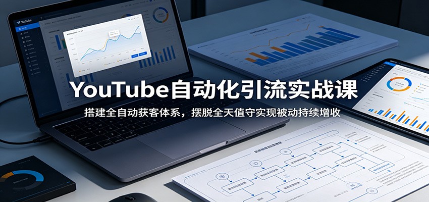 YouTube自动化引流实战课：搭建全自动获客体系，摆脱全天值守实现被动持续增收青祥项目库-闲云创业网-老谢轻创网-中创网-福缘网-冒泡网-资源之家-魔方项目库青祥项目库