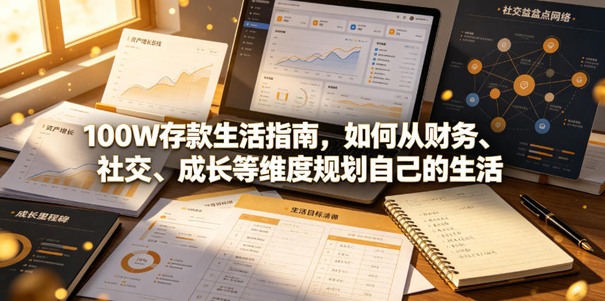 付费文章：100W存款生活指南，如何从财务、社交、成长等维度规划自己的生活青祥项目库-闲云创业网-老谢轻创网-中创网-福缘网-冒泡网-资源之家-魔方项目库青祥项目库