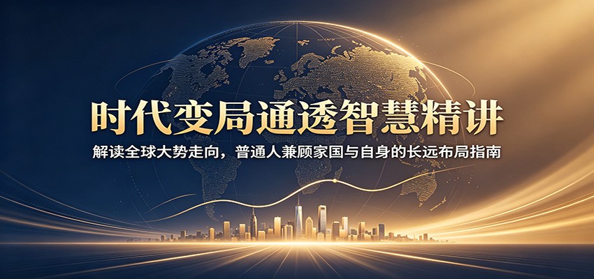 时代变局通透智慧精讲：解读全球大势走向，普通人兼顾家国与自身的长远布局指南青祥项目库-闲云创业网-老谢轻创网-中创网-福缘网-冒泡网-资源之家-魔方项目库青祥项目库