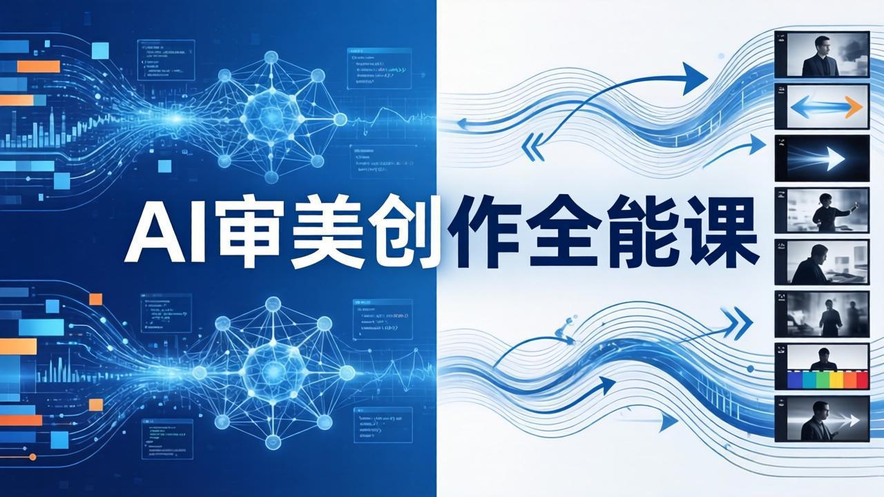 AI审美创作全能课-更新0706：MJ+Seedance+模型训练+影视分镜+编剧，一站式掌握AI艺术创作青祥项目库-闲云创业网-老谢轻创网-中创网-福缘网-冒泡网-资源之家-魔方项目库青祥项目库
