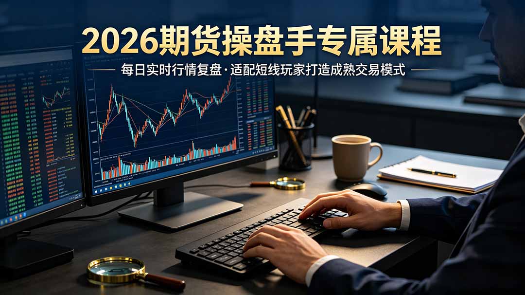 2026期货操盘手专属课程-更新7月11,每日实时行情复盘,适配短线玩家打造成熟交易模式青祥项目库-闲云创业网-老谢轻创网-中创网-福缘网-冒泡网-资源之家-魔方项目库青祥项目库
