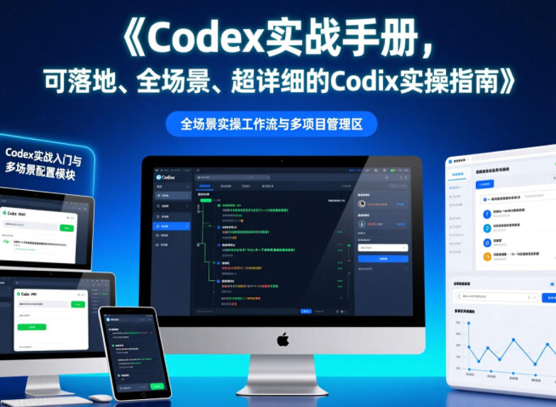Codex实战手册，可落地、全场景、超详细的Codex实操指南青祥项目库-闲云创业网-老谢轻创网-中创网-福缘网-冒泡网-资源之家-魔方项目库青祥项目库