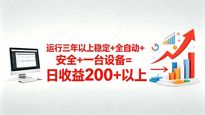 三年以上稳定+全自动+安全+一台设备=日收益200+青祥项目库-闲云创业网-老谢轻创网-中创网-福缘网-冒泡网-资源之家-魔方项目库青祥项目库