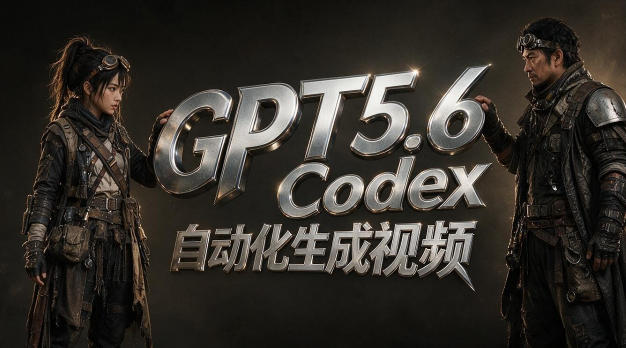 GPT5.6+Codex自动化视频生成：提示词设计×角色设定×封面海报×工作流思路，高效产出AI视频青祥项目库-闲云创业网-老谢轻创网-中创网-福缘网-冒泡网-资源之家-魔方项目库青祥项目库