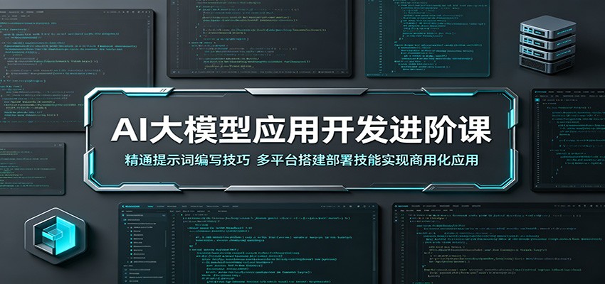 AI大模型应用开发进阶课：精通提示词编写技巧，多平台搭建部署技能实现商用化应用青祥项目库-闲云创业网-老谢轻创网-中创网-福缘网-冒泡网-资源之家-魔方项目库青祥项目库