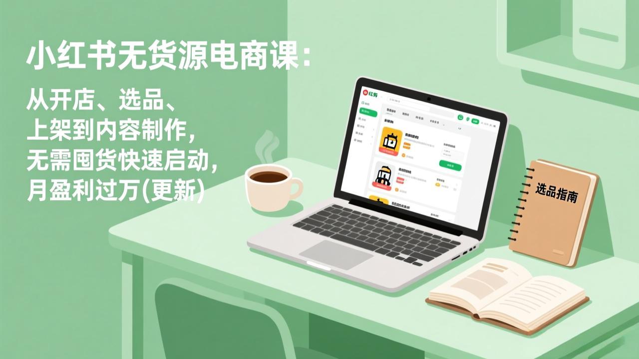 小红书无货源电商课(6月22更新青祥项目库-闲云创业网-老谢轻创网-中创网-福缘网-冒泡网-资源之家-魔方项目库青祥项目库