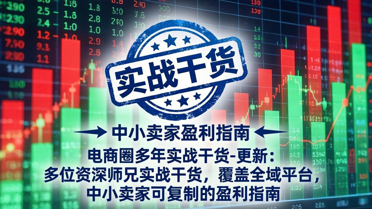 电商圈多年实战干货-更新5月10：多位资深师兄实战干货/覆盖全域平台，中小卖家可复制的盈利指南青祥项目库-闲云创业网-老谢轻创网-中创网-福缘网-冒泡网-资源之家-魔方项目库青祥项目库