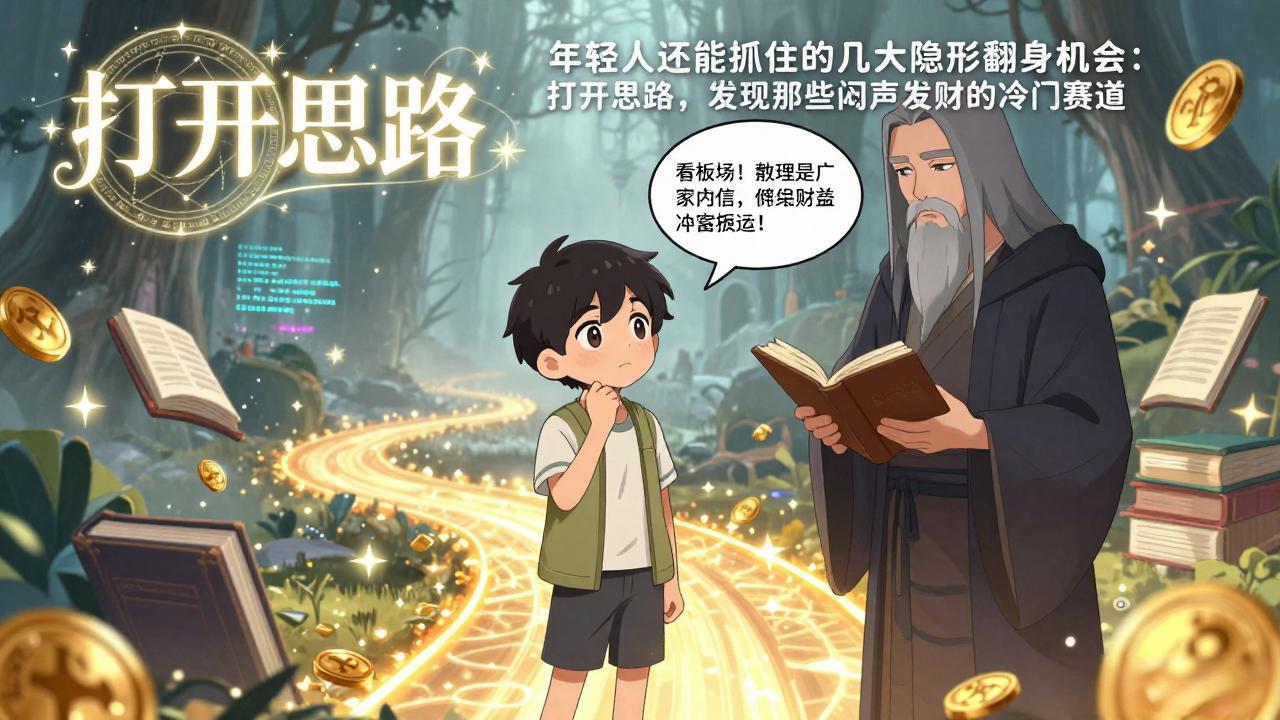 付费文1+2:年轻人还能抓住的几大隐形翻身机会:打开思路,发现那些闷声发财的冷门赛道青祥项目库-闲云创业网-老谢轻创网-中创网-福缘网-冒泡网-资源之家-魔方项目库青祥项目库