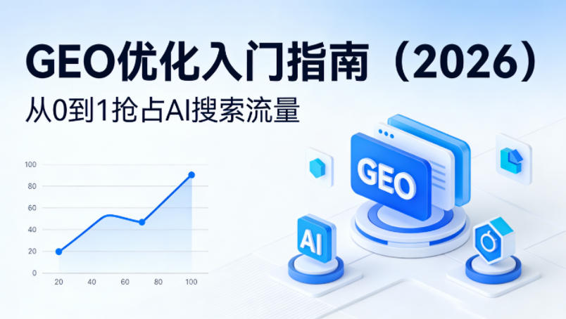 【最新】GEO优化入门指南(2026)，从0到1抢占AI搜索流量青祥项目库-闲云创业网-老谢轻创网-中创网-福缘网-冒泡网-资源之家-魔方项目库青祥项目库