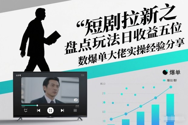 短剧拉新之盘点玩法日收益五位数爆单大佬实操经验分享青祥项目库-闲云创业网-老谢轻创网-中创网-福缘网-冒泡网-资源之家-魔方项目库青祥项目库