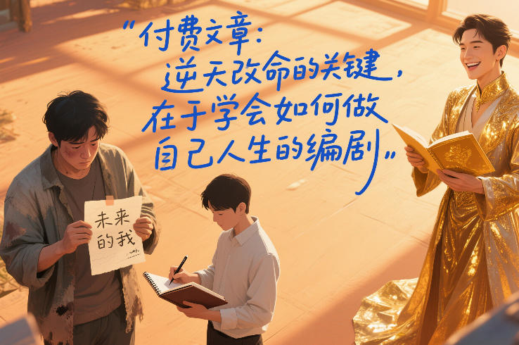 付费文章：逆天改命的关键，在于学会如何做自己人生的编剧青祥项目库-闲云创业网-老谢轻创网-中创网-福缘网-冒泡网-资源之家-魔方项目库青祥项目库