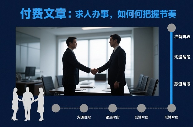 付费文章：求人办事，如何把握节奏青祥项目库-闲云创业网-老谢轻创网-中创网-福缘网-冒泡网-资源之家-魔方项目库青祥项目库