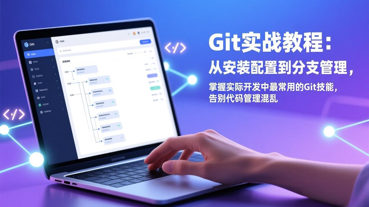 Git实战教程：从安装配置到分支管理，掌握实际开发中最常用的Git技能，告别代码管理混乱青祥项目库-闲云创业网-老谢轻创网-中创网-福缘网-冒泡网-资源之家-魔方项目库青祥项目库