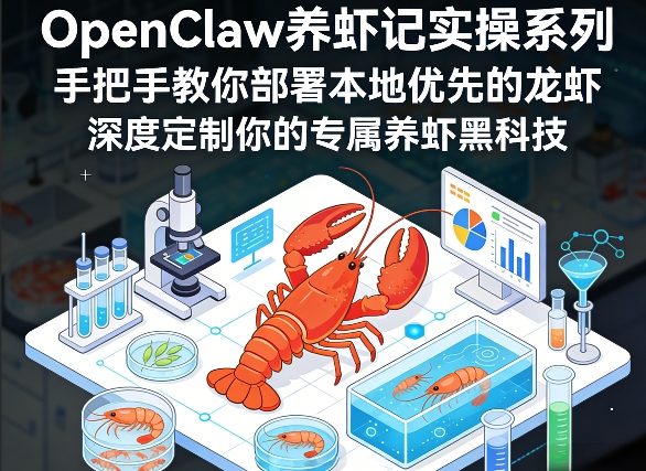 OpenClaw养虾记实操系列，手把手教你部署本地优先的龙虾，深度定制你的专属养虾黑科技(更新)青祥项目库-闲云创业网-老谢轻创网-中创网-福缘网-冒泡网-资源之家-魔方项目库青祥项目库