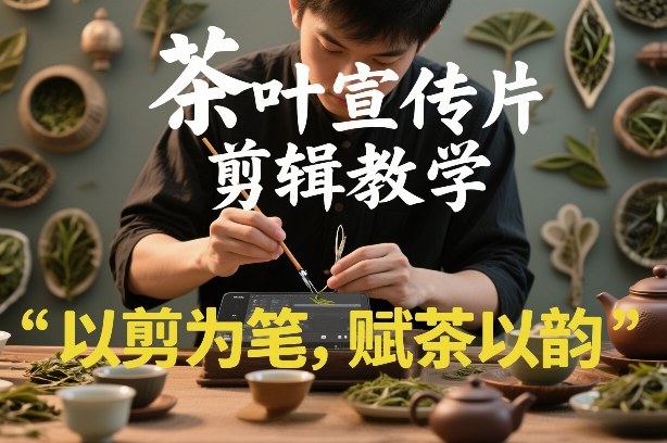 茶叶宣传片剪辑教学，以剪为笔，赋茶以韵，新手也能拍出高级感青祥项目库-闲云创业网-老谢轻创网-中创网-福缘网-冒泡网-资源之家-魔方项目库青祥项目库