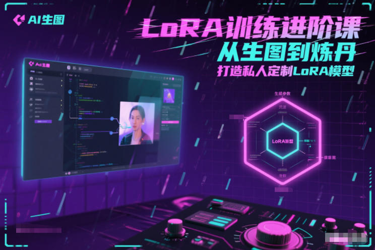 LoRA训练进阶课，从生图到炼丹，打造私人定制LoRA模型青祥项目库-闲云创业网-老谢轻创网-中创网-福缘网-冒泡网-资源之家-魔方项目库青祥项目库