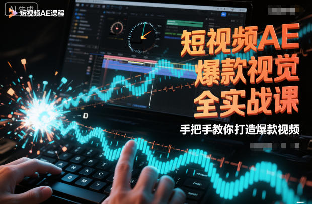 短视频AE爆款视觉全实战课，手把手教你打造爆款视频青祥项目库-闲云创业网-老谢轻创网-中创网-福缘网-冒泡网-资源之家-魔方项目库青祥项目库