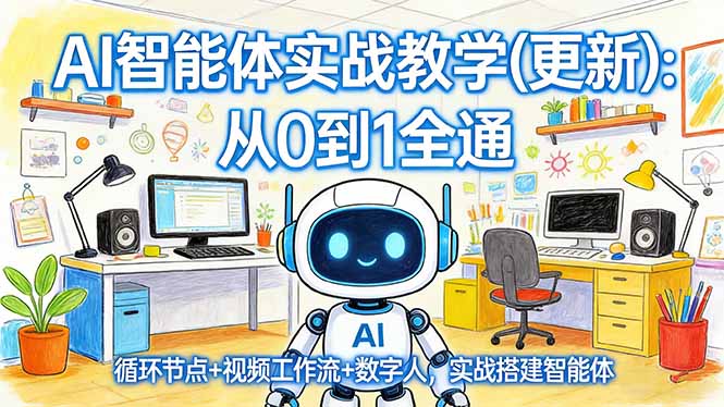 AI智能体实战教学(更新青祥项目库-闲云创业网-老谢轻创网-中创网-福缘网-冒泡网-资源之家-魔方项目库青祥项目库