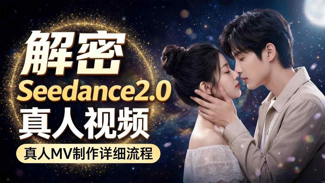 Seedance 2.0解密教程：零基础制作真人MV全流程青祥项目库-闲云创业网-老谢轻创网-中创网-福缘网-冒泡网-资源之家-魔方项目库青祥项目库