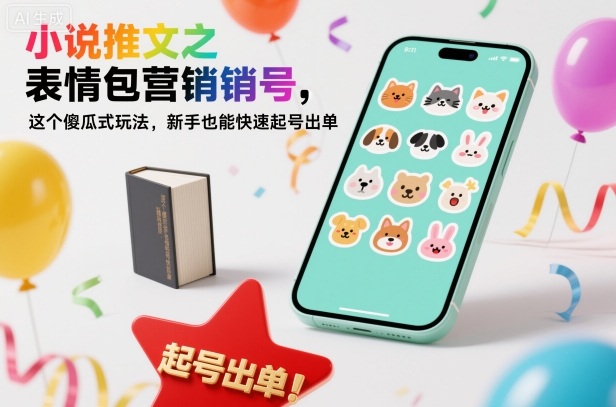 小说推文之表情包营销号，这个傻瓜式玩法，新手也能快速起号出单青祥项目库-闲云创业网-老谢轻创网-中创网-福缘网-冒泡网-资源之家-魔方项目库青祥项目库