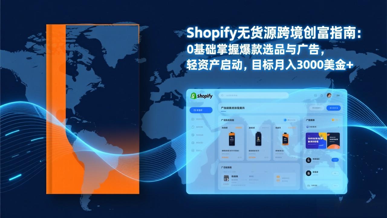 Shopify爆款打法实战：从选品到广告投放，复制爆款模型，驱动独立站月销售额破万刀青祥项目库-闲云创业网-老谢轻创网-中创网-福缘网-冒泡网-资源之家-魔方项目库青祥项目库