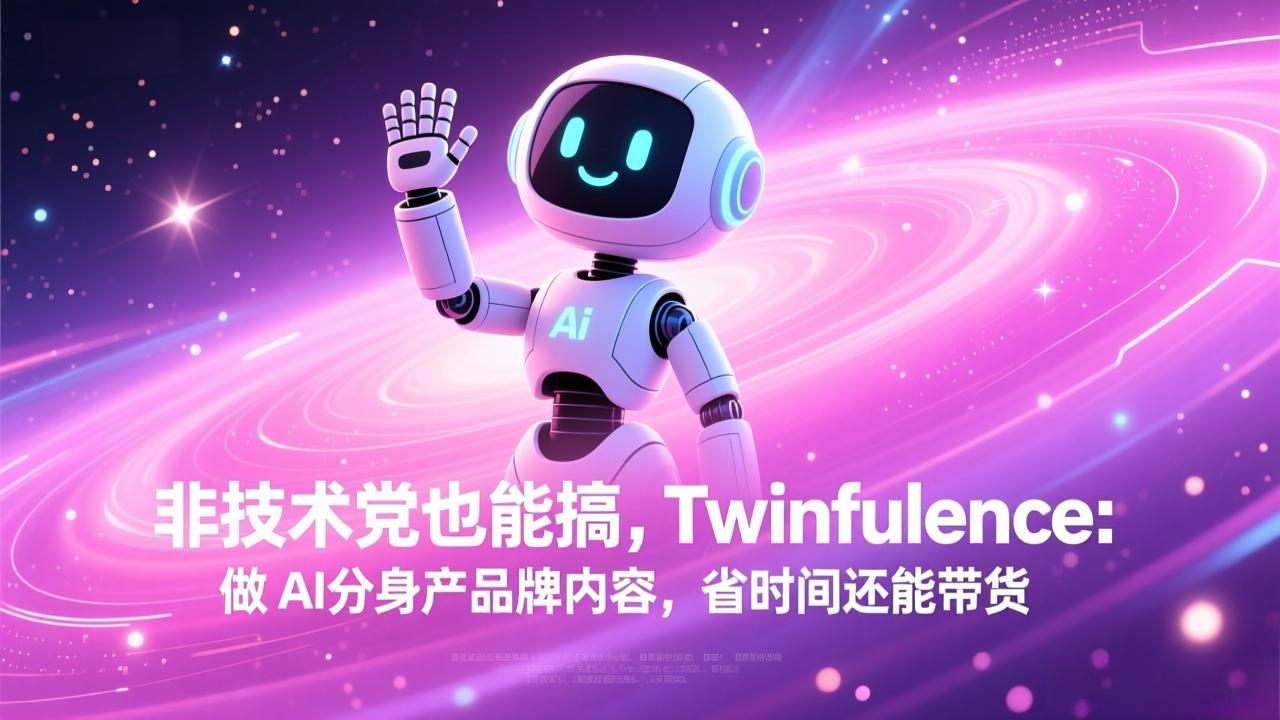 非技术党也能搞!Twinfluence:做 AI 分身产品牌内容,省时间还能带货青祥项目库-闲云创业网-老谢轻创网-中创网-福缘网-冒泡网-资源之家-魔方项目库青祥项目库