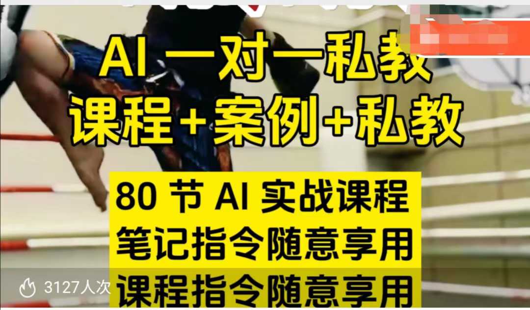 AI指令实战课，课程+案例，80节AI实战课程，笔记指令随意享用，课程指令随意享用(更新26年3月)青祥项目库-闲云创业网-老谢轻创网-中创网-福缘网-冒泡网-资源之家-魔方项目库青祥项目库