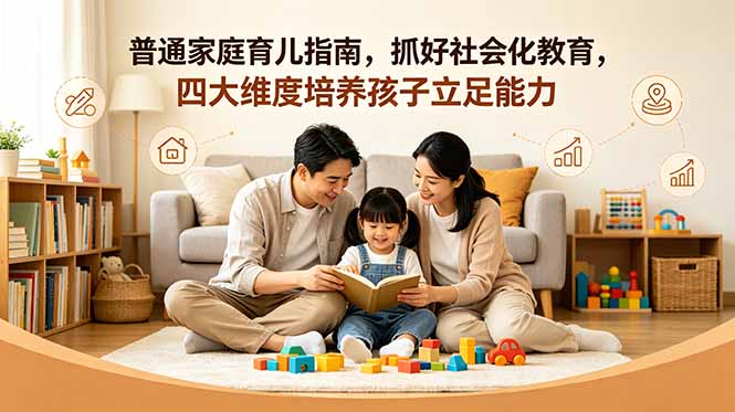 付费文章：普通家庭育儿指南，抓好社会化教育，四大维度培养孩子立足能力青祥项目库-闲云创业网-老谢轻创网-中创网-福缘网-冒泡网-资源之家-魔方项目库青祥项目库