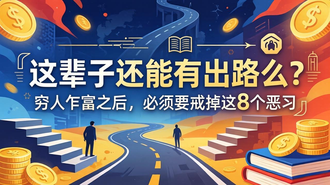 关于人生两篇付费文章【这辈子还能有出路么？】【穷人乍富之后，必须要戒掉这8个恶习】青祥项目库-闲云创业网-老谢轻创网-中创网-福缘网-冒泡网-资源之家-魔方项目库青祥项目库