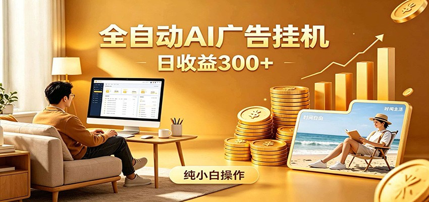 AI风口项目，全程解放双手，后台自动运行赚取收益，每天稳定收益300+青祥项目库-闲云创业网-老谢轻创网-中创网-福缘网-冒泡网-资源之家-魔方项目库青祥项目库