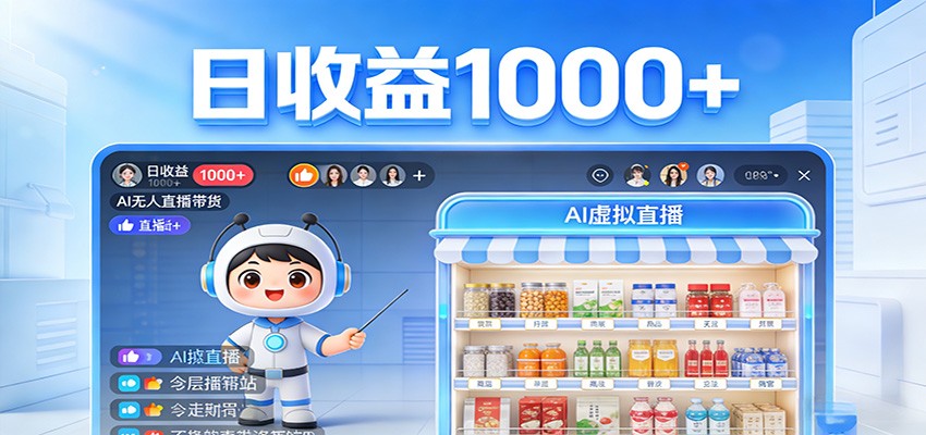 不用露脸不用说话,24小时自动卖货赚钱,全天自动直播,收益看得见青祥项目库-闲云创业网-老谢轻创网-中创网-福缘网-冒泡网-资源之家-魔方项目库青祥项目库