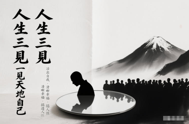 人生三见一见天地见众生见自己，活出自我拥有清晰幸福人生，搞透人性青祥项目库-闲云创业网-老谢轻创网-中创网-福缘网-冒泡网-资源之家-魔方项目库青祥项目库