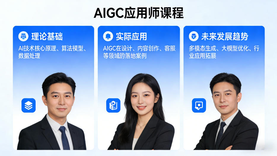 AIGC应用师课程，覆盖了AI技术的理论基础、实际应用、以及未来发展趋势(更新)青祥项目库-闲云创业网-老谢轻创网-中创网-福缘网-冒泡网-资源之家-魔方项目库青祥项目库