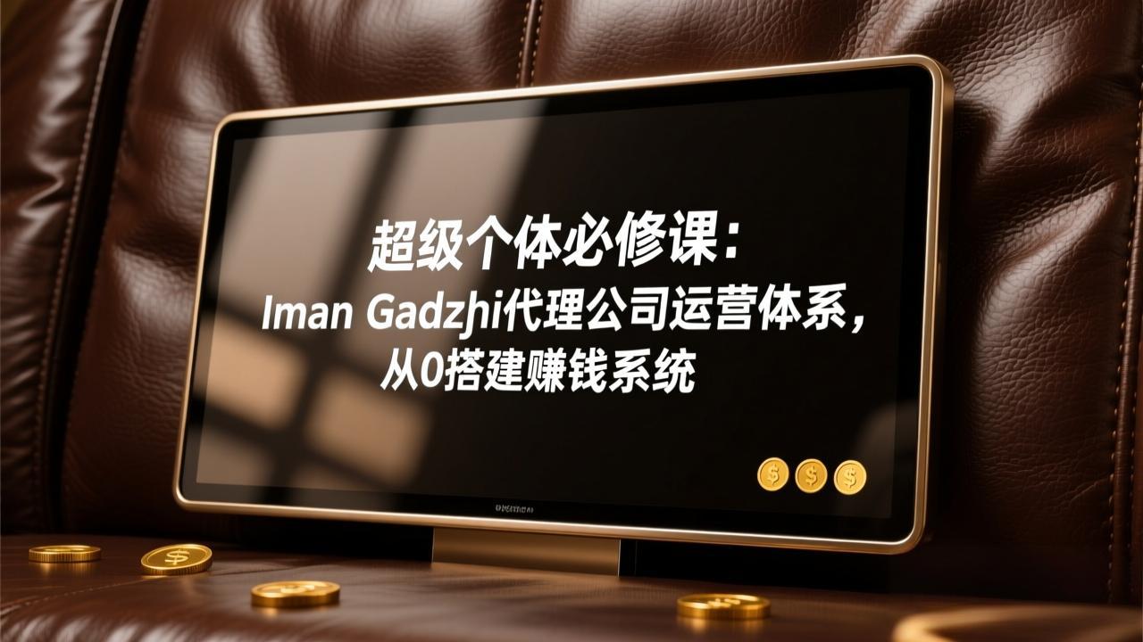 超级个体必修课：Iman Gadzhi代理公司运营体系，从0搭建赚钱系统青祥项目库-闲云创业网-老谢轻创网-中创网-福缘网-冒泡网-资源之家-魔方项目库青祥项目库