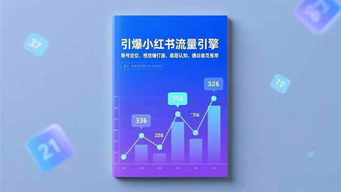 引爆小红书流量引擎，账号定位、视觉锤打造、底层认知，撬动首页推荐青祥项目库-闲云创业网-老谢轻创网-中创网-福缘网-冒泡网-资源之家-魔方项目库青祥项目库