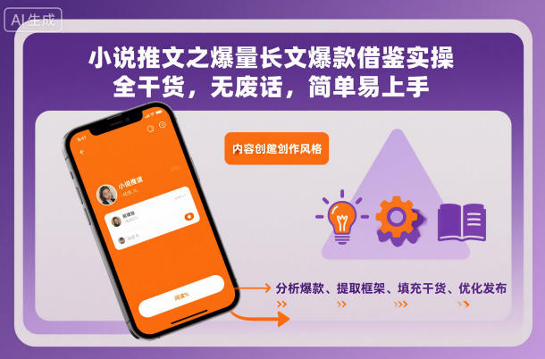 小说推文之爆量长文爆款借鉴实操，全干货，无废话，简单易上手青祥项目库-闲云创业网-老谢轻创网-中创网-福缘网-冒泡网-资源之家-魔方项目库青祥项目库