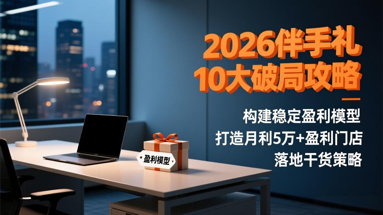 2026伴手礼10大破局攻略：构建稳定盈利模型，打造月利5万+盈利门店，落地干货策略青祥项目库-闲云创业网-老谢轻创网-中创网-福缘网-冒泡网-资源之家-魔方项目库青祥项目库
