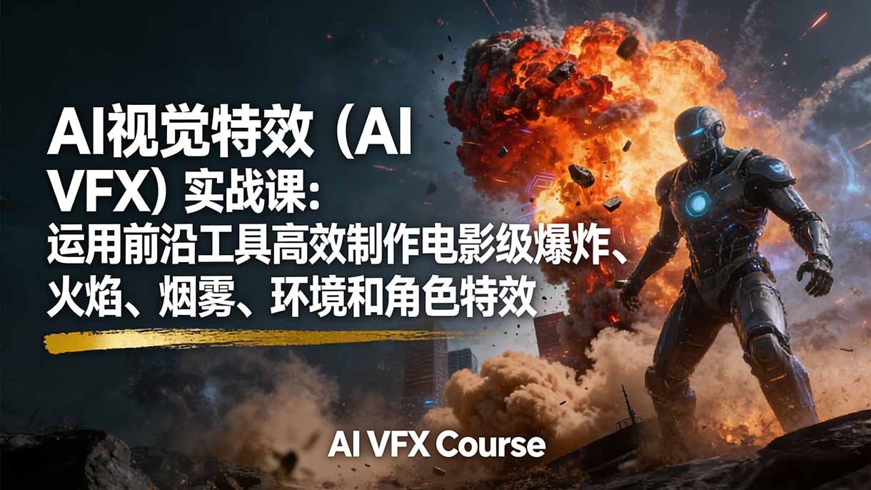 AI视觉特效(AI VFX青祥项目库-闲云创业网-老谢轻创网-中创网-福缘网-冒泡网-资源之家-魔方项目库青祥项目库